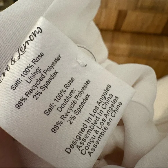 FOR LOVE & LEMONS Carly Top  Rose Dainty Open Back‎ Size Large NWT - Picture 7 of 10